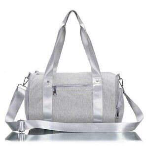 Sweatshirt Knit Duffle Bag Heather Gray